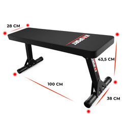 K-Sport KSH024 flat treningsbenk sammenleggbar