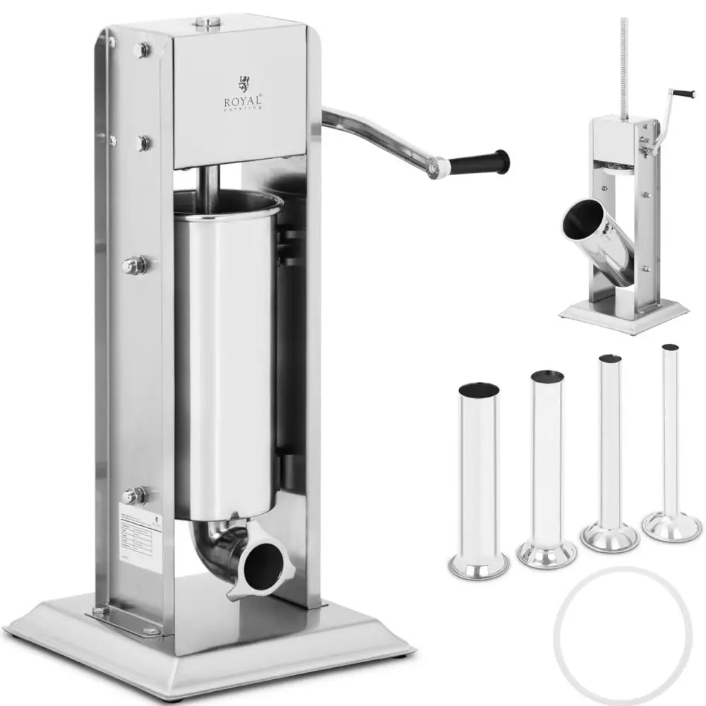 Pølsestapper Vertikal Håndholdt 5l + 4 Trakter - 1