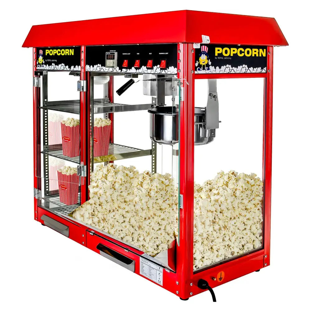 Popcornmaskin Med Varmevindu Fra Royal Catering - 2