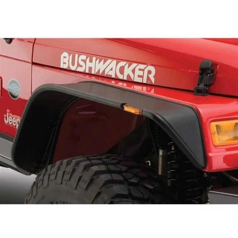 Posjeringsutvidelser Til Skjermene Bushwacker Flat Style - Jeep Wrangler Tj 97-06 - 2