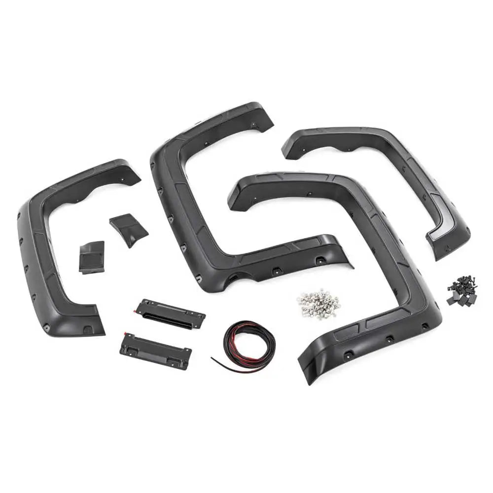 Poskjermer For Støtfangerlommer Rough Country Defender Pocket - Chevrolet Silverado 1500 14-19 - 1