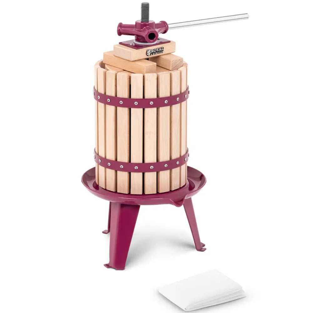 Press For Pressing Wine Juice From Fruits Manual Wooden + Filtration Bag 6l - 2