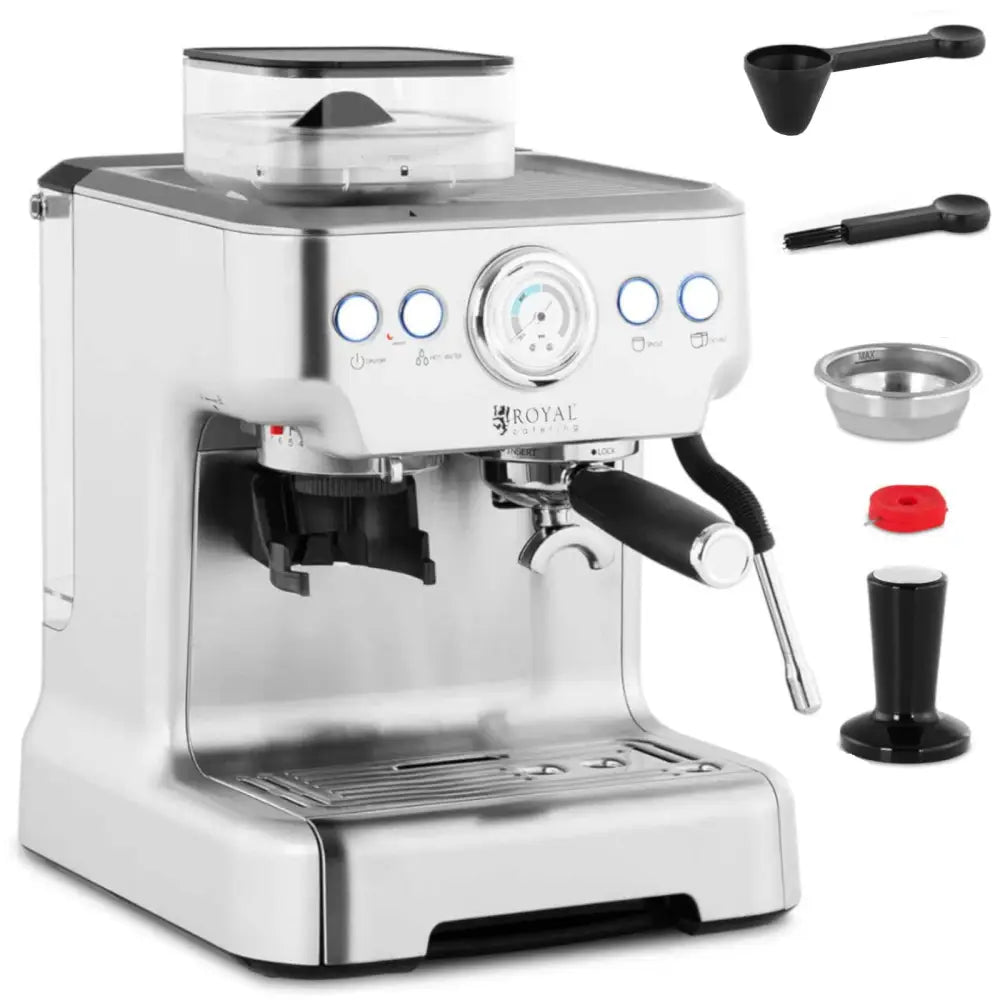 Presskannekaffemaskin Med Kvern Tilbehør 20 Bar 2.5 l 1450 w - 1