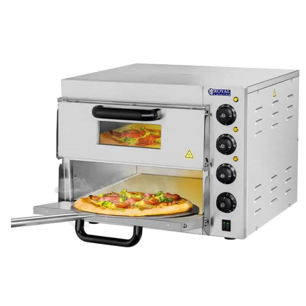 Profesjonell Dobbel Pizzaovn 2 x 40cm 3000w 230v Royal Catering