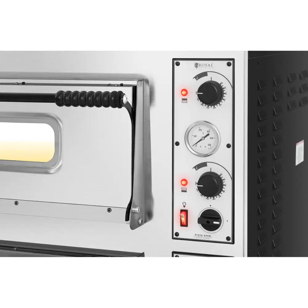 Profesjonell Dobbelt Pizzaovn - 14400 w - 3