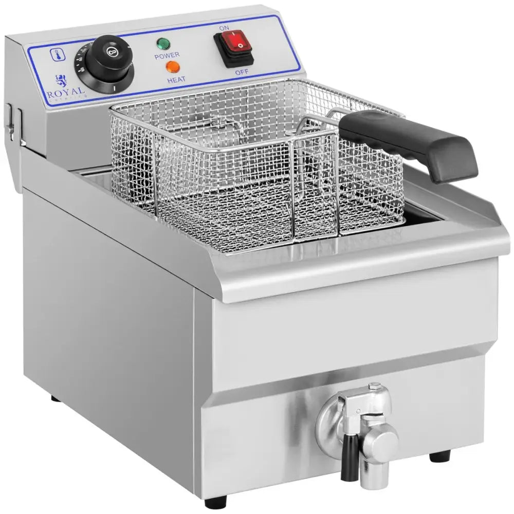 Proff Elektrisk Justerbar Gastronomisk Fritøse - 10 l 3200 w - 7