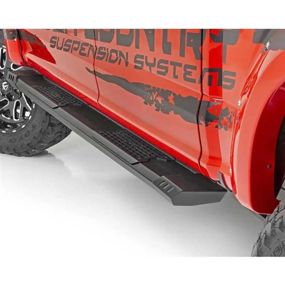 Progi Side Steps Rough Country Hd2 Crew Cab - Ram 3500 10-22