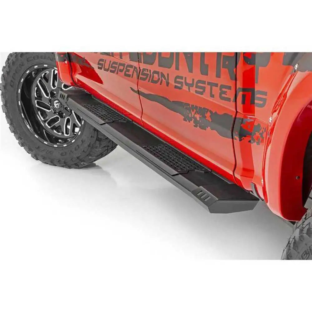 Progi Side Steps Rough Country Hd2 Crew Cab - Ram 3500 10-22