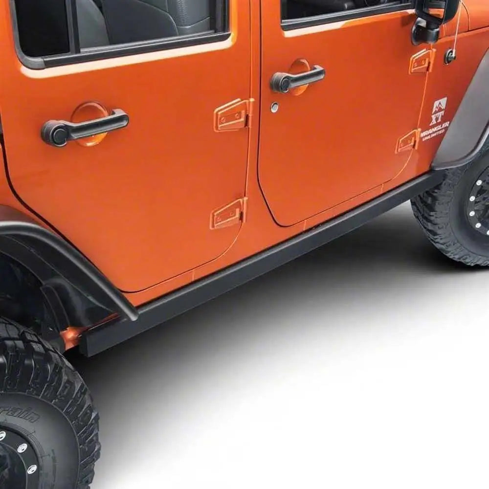 Progi Smittybilt Src Classic Rock Rails - Jeep Wrangler Jk 4 d 07-18 --> Jeep Wrangler Jk 4 d 07-18 Klassisk Stigtrinn