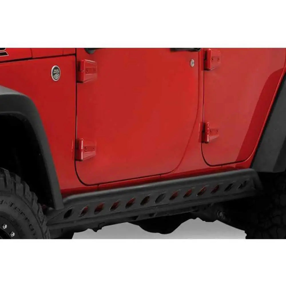 Progi Smittybilt Src Rocker Guards - Jeep Wrangler Jk 2 d 07-18 - Stigtrinn - 10