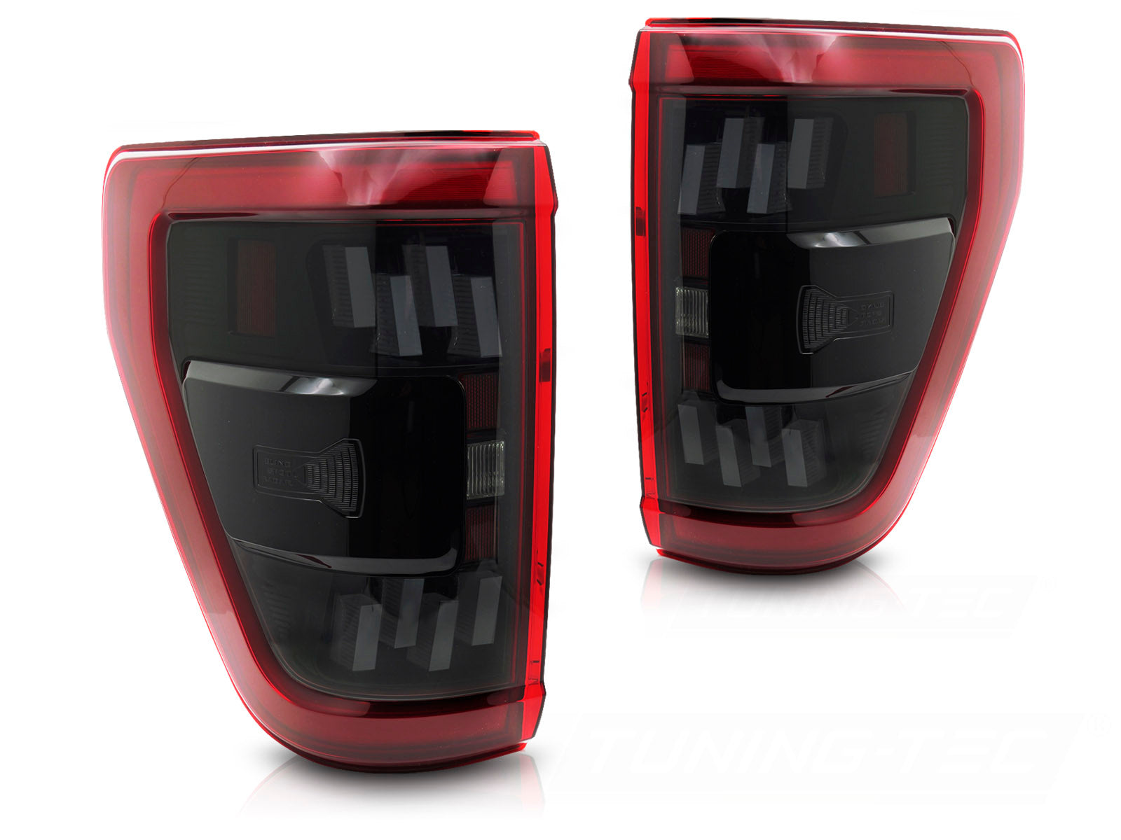 Baklykter Ford F‑150 XIV 2020–2023 Led, rød, sekvensielle blink – LDFOA4