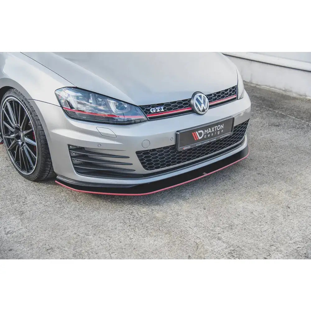 Racing-kvalitet Foran Splitter Vw Golf 7 Gti - 13