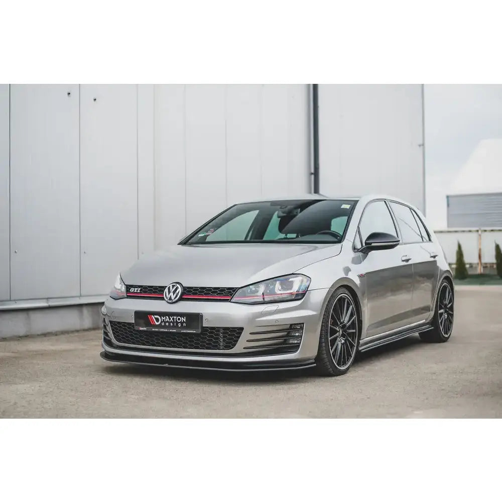 Racing-kvalitet Foran Splitter Vw Golf 7 Gti - 2