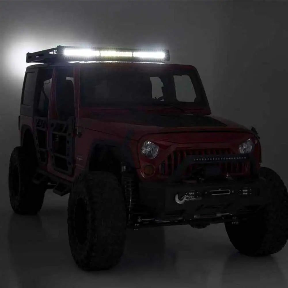 Rack På Taket Til Hardtop Med Led-lykter Rough Country - Jeep Wrangler Jk 2 d 07-18 - 14