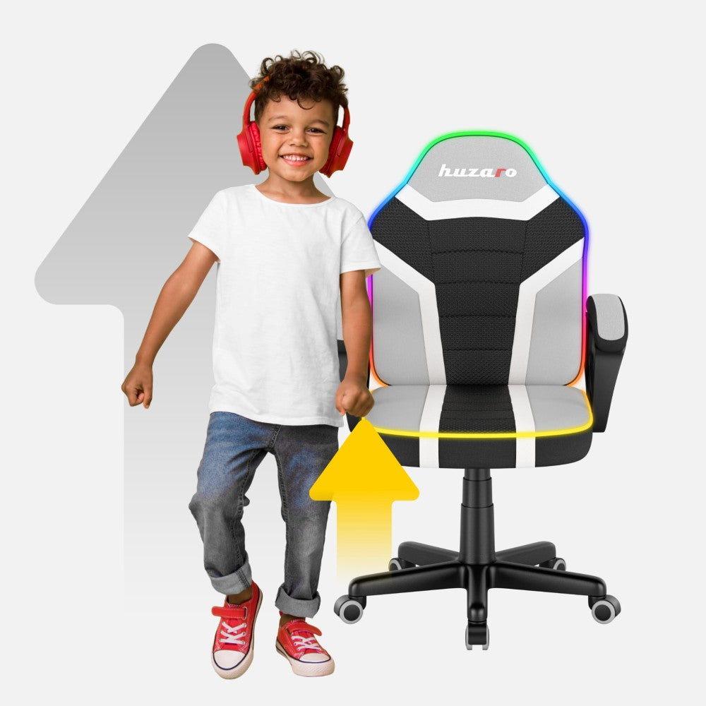 Huzaro Ranger 1.0 RGB barnestol bakfra, Ranger-serien design