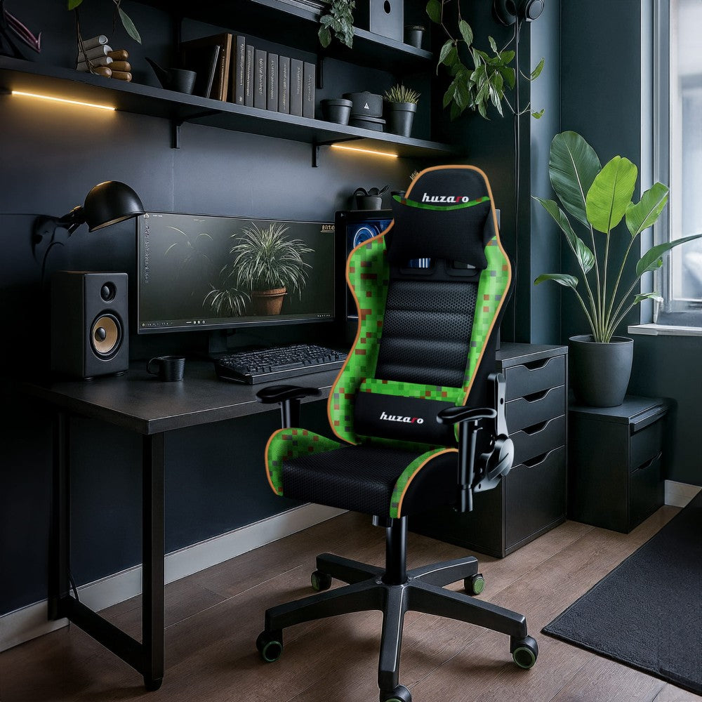 Justerbare armlener på Huzaro Ranger 6.0 Pixel Mesh gamingstol