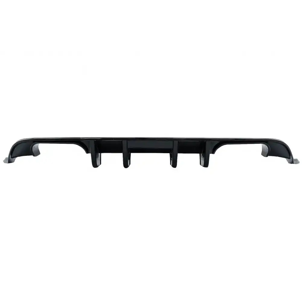 Rear Bumper Air Diffuser Suitable For Vw Golf 7.5 (2017-2019) r Look Piano Black - 1