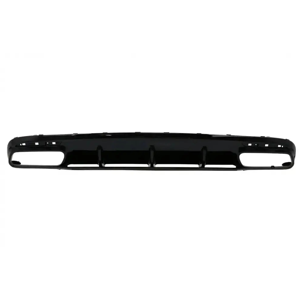 Rear Bumper Air Diffuser With Black Muffler Tips Suitable For Mercedes S-class C217 Coupe (2014-2020) S63 Facelift