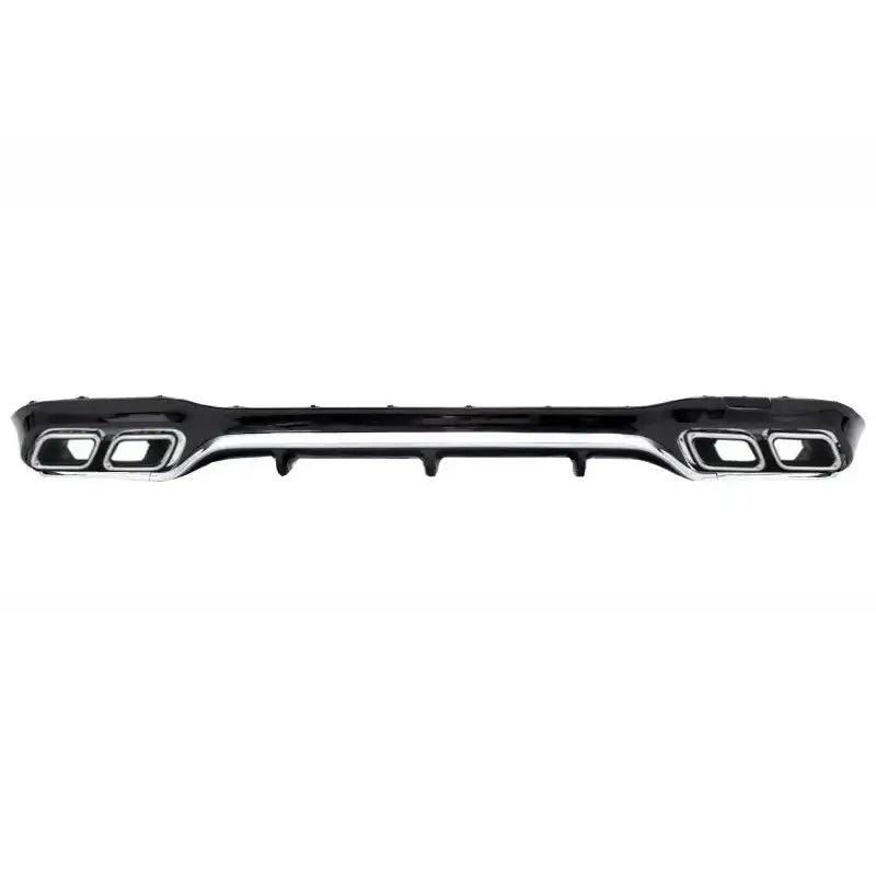 Rear Bumper Air Diffuser With Exhaust Muffler Tips Chrome Edition Suitable for Mercedes E-class W213 Amg Line