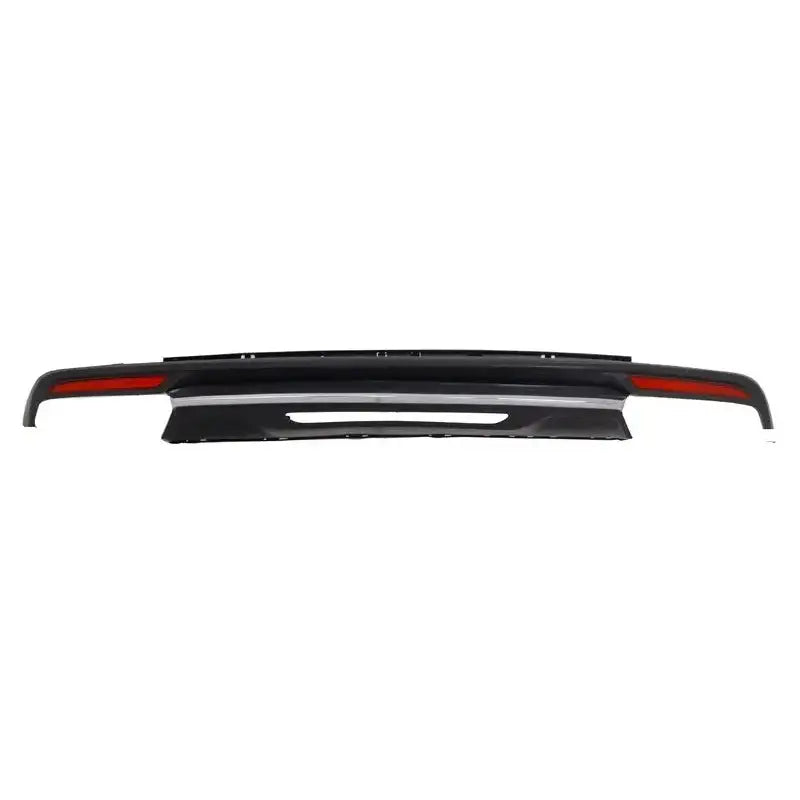 Rear Bumper Diffuser & Exhaust Muffler Tips Suitable For Mercedes S-class W222 (2013-06.2017) S63 Design - 2