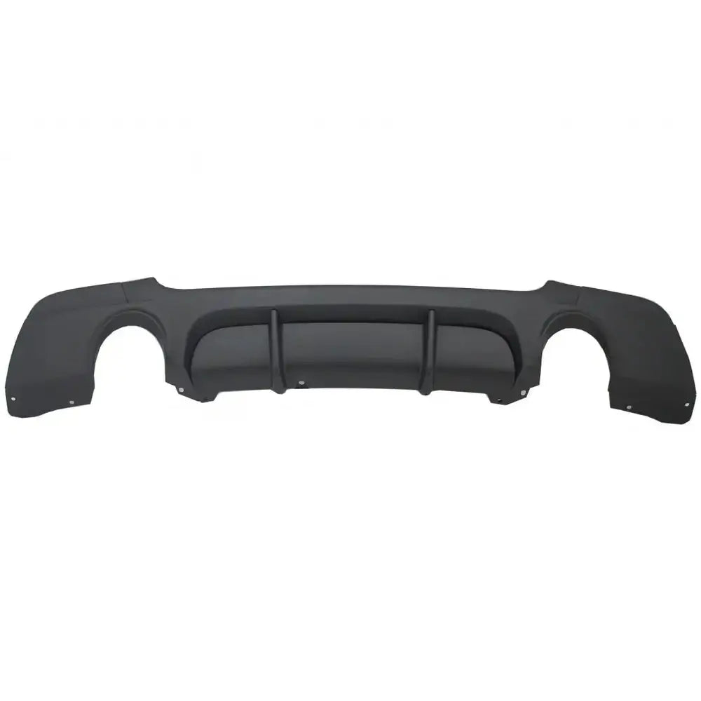 Rear Bumper Diffuser Suitable For Bmw E92 Coupe 3 Series (2006-2013) m Performance Design Twin Single Outlet - 1