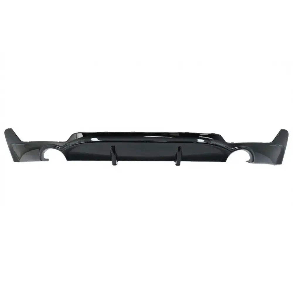 Rear Bumper Diffuser Suitable for Bmw F32 F33 F36 (2013-) Coupe Cabrio 4 Series m Performance Design Twin Single Outlet