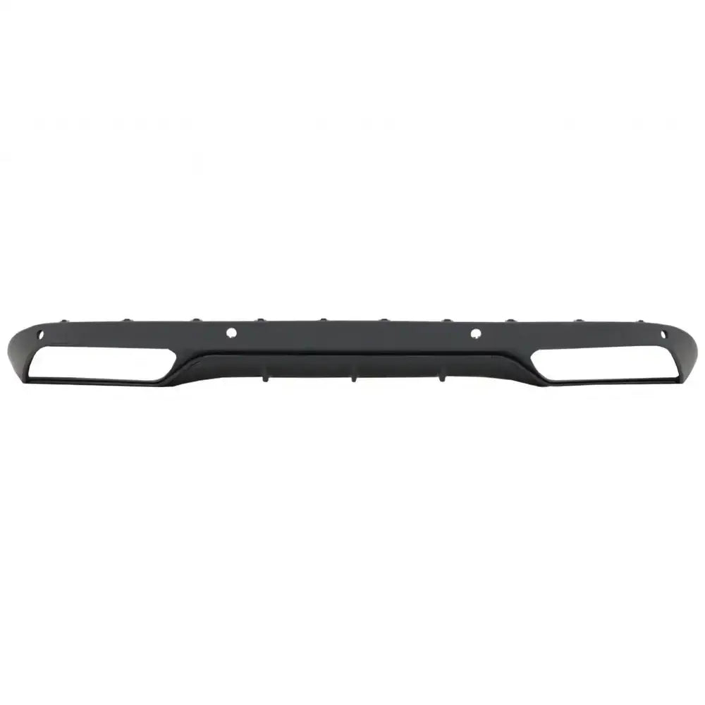 Rear Bumper Diffuser Suitable For Mercedes C-class W205 S205 (2014-2018) C63 Look Shadow Black Only For Standard Bumper