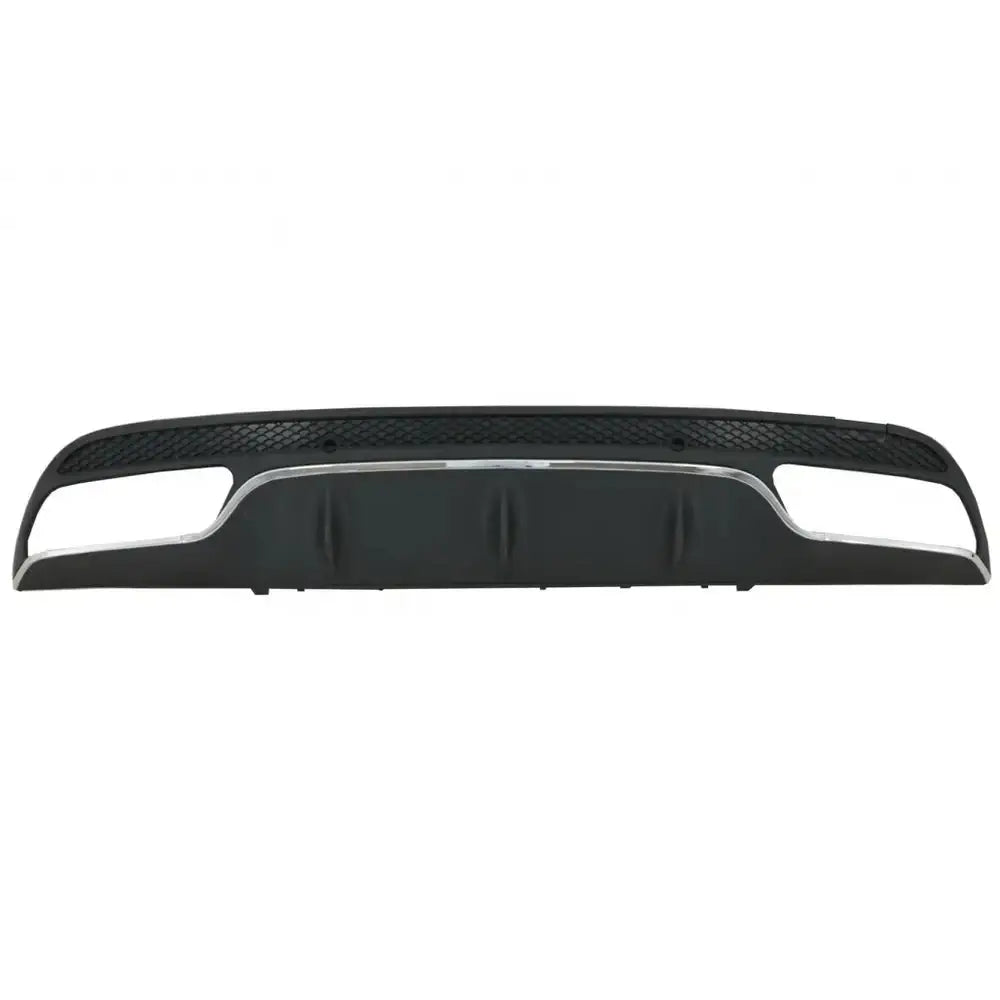 Rear Bumper Diffuser Suitable For Mercedes C-class W205 S205 (2014-2020) C63 Design With Exhaust Muffler Tips Only