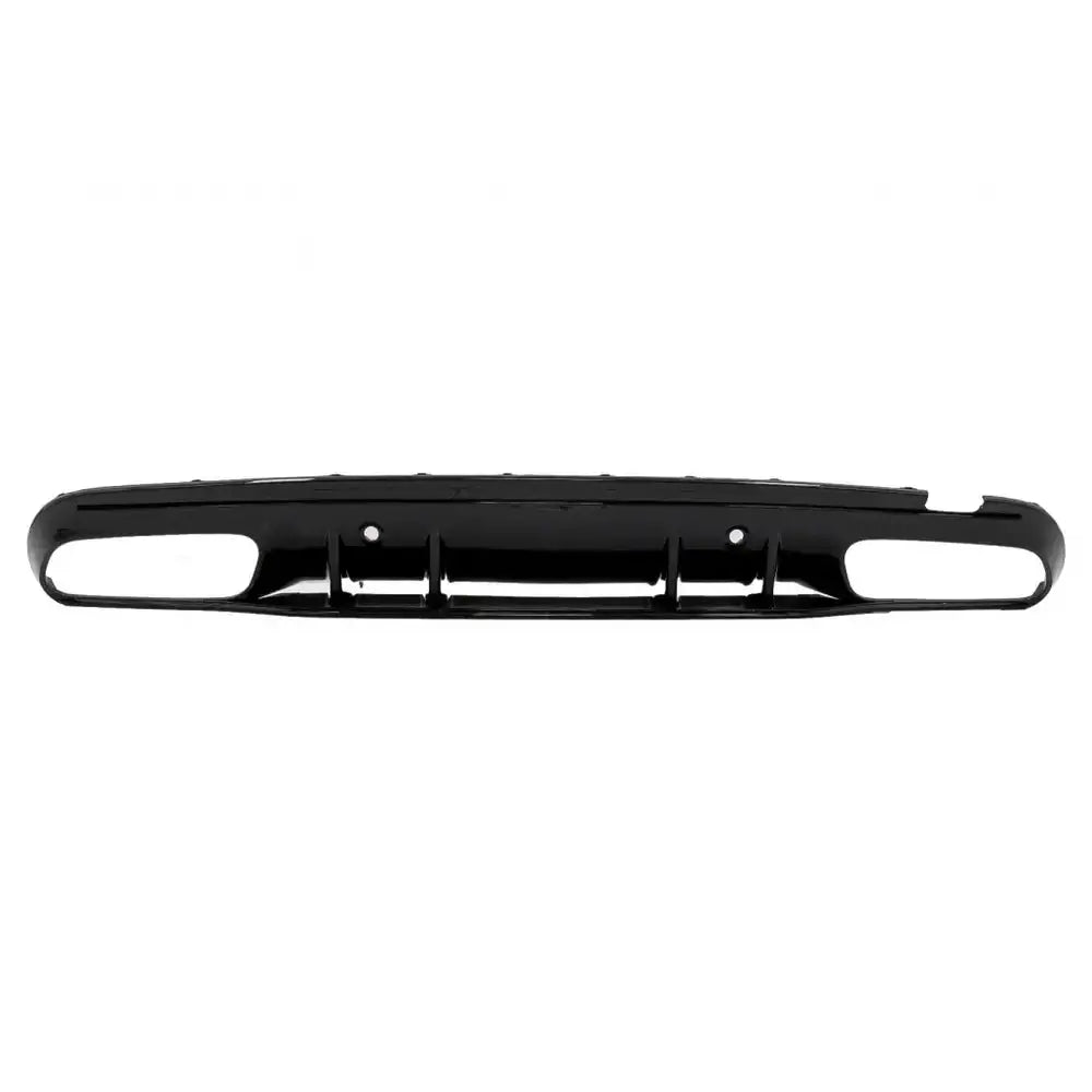 Rear Bumper Diffuser Suitable For Mercedes C-class W205 S205 (2014-2020) C63s Design Black Tips Only For Amg Sport Line