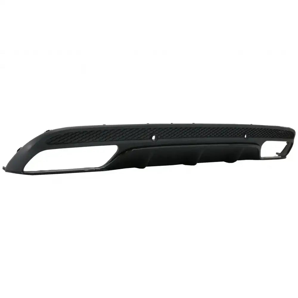 Rear Bumper Diffuser Suitable For Mercedes C-class W205 S205 (2014-2020) C63 Design Only For Sport Pack Black Edition