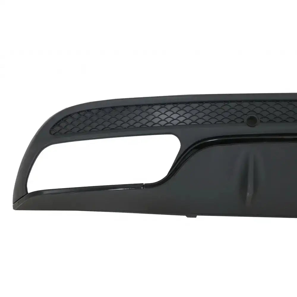 Rear Bumper Diffuser Suitable For Mercedes C-class W205 S205 (2014-2020) With Exhaust Muffler Tips C63 Design Only