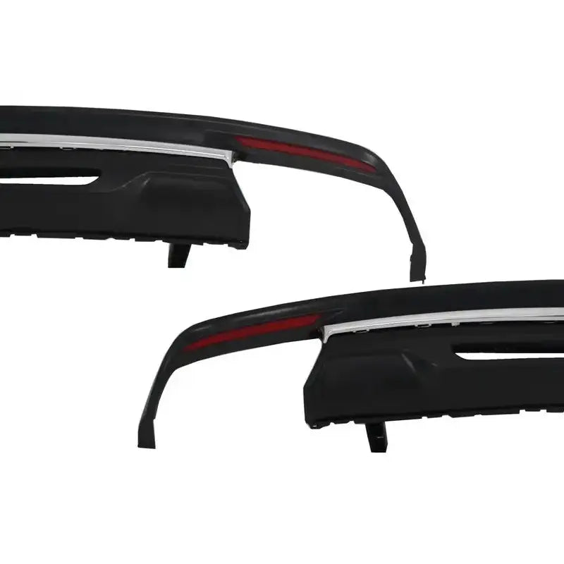 Rear Bumper Diffuser Suitable For Mercedes S-class W222 (2013-up) Sport Body Kit S63 Design - 2