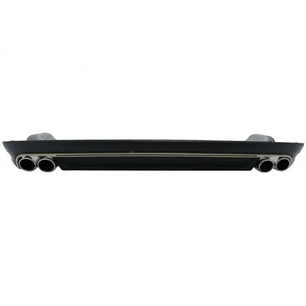 Rear Bumper Diffuser Valance With Exhaust Muffler Tips Suitable For Audi A8 D4 Facelift (2015-2017) S8 Design - 2