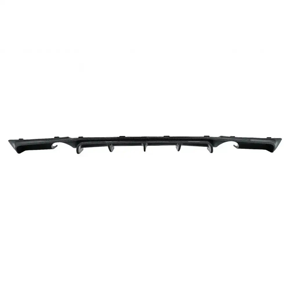 Rear Bumper Spoiler Valance Diffuser Double Outlet for Single Exhaust Suitable for Bmw 3 Series F30 F31 (2011-2019) m