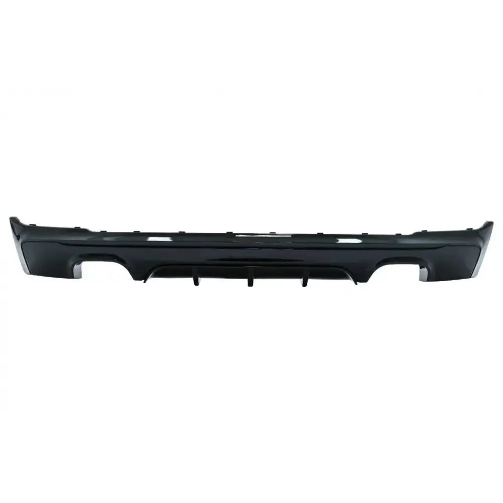 Rear Bumper Spoiler Valance Diffuser Double Outlet With Exhaust Muffler Tips Suitable For Bmw 2 Series F22 F23 (2013-)