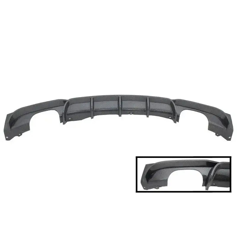 Rear Bumper Spoiler Valance Diffuser Single / Double Outlet Carbon Suitable For Bmw 3 Series F30 F31 2011-up Limo