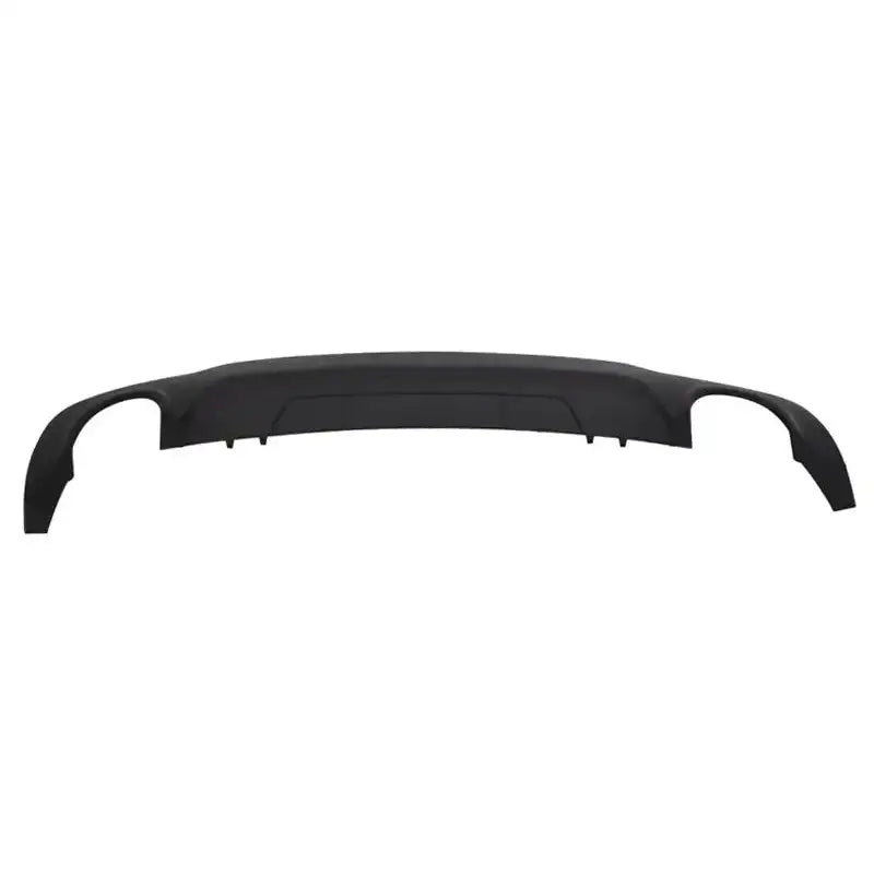 Rear Bumper Twin Single Outlet Diffuser Suitable for Mercedes C-class W204 (2011-2014) C350 Style Sport Line