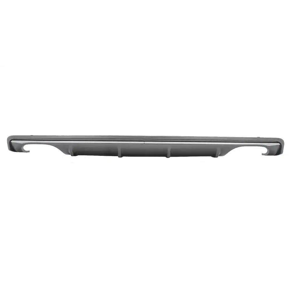 Rear Bumper Valance Air Diffuser Suitable for Audi A3 8v Sedan (2012-2015) S3 Design With Double Outlet Exhaust Tips