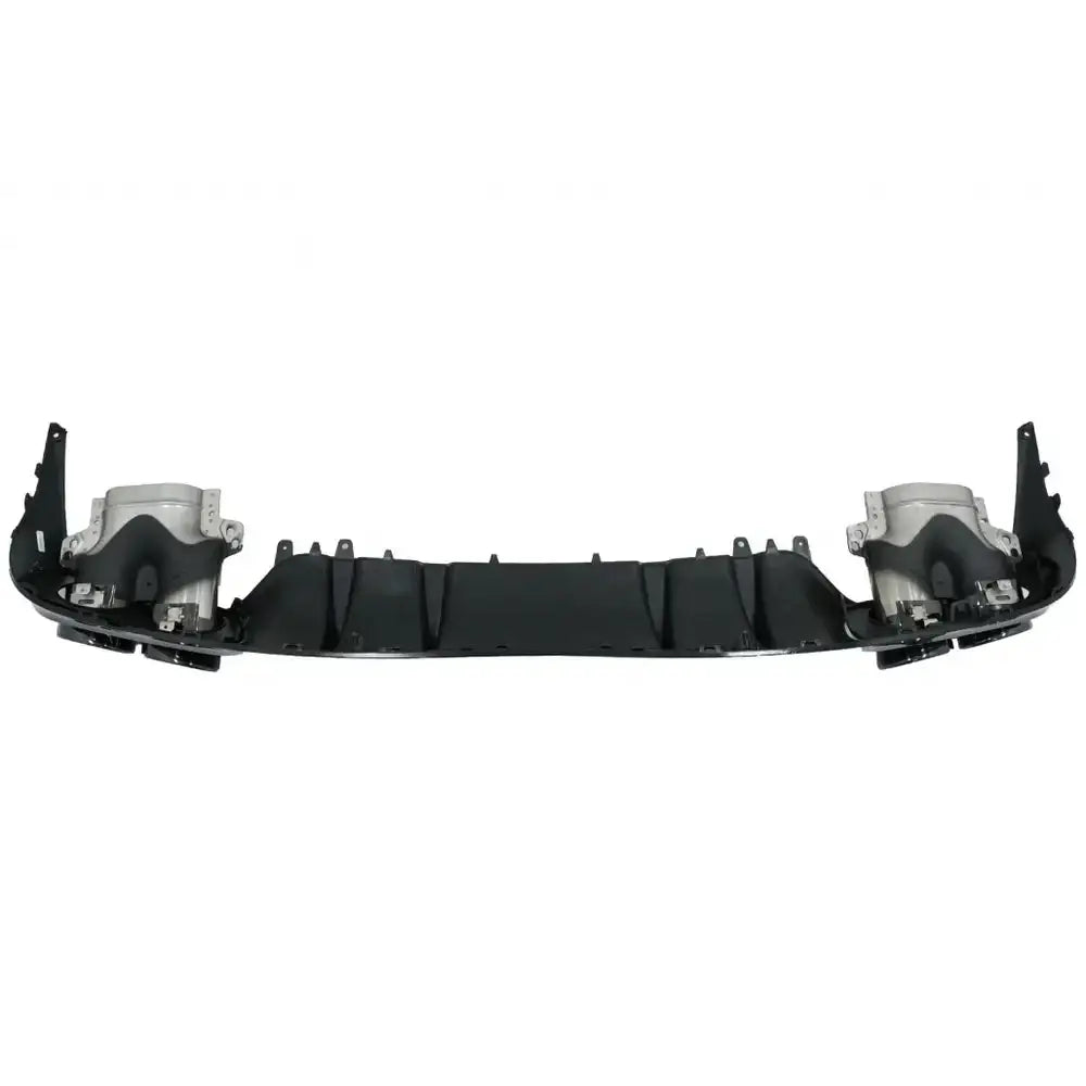 Rear Bumper Valance Diffuser Double Outlet With Exhaust Tips Suitable for Mercedes C-class C205 A205 Coupe Cabriolet