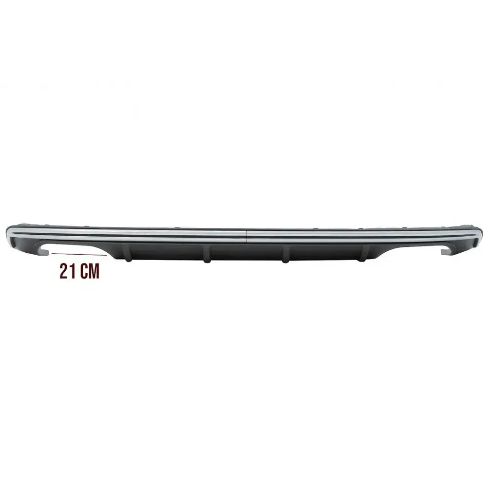 Rear Bumper Valance Diffuser Suitable For Audi A3 8v Hatchback Sportback (2012-2015) S3 Design - 2