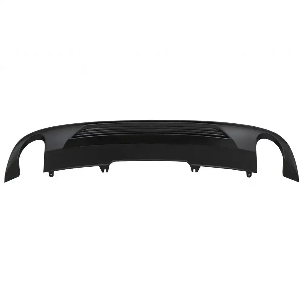 Rear Bumper Valance Diffuser Suitable For Audi A4 B9 8w (2016-2018) Sedan/avant Sport Design For Standard Edition Black