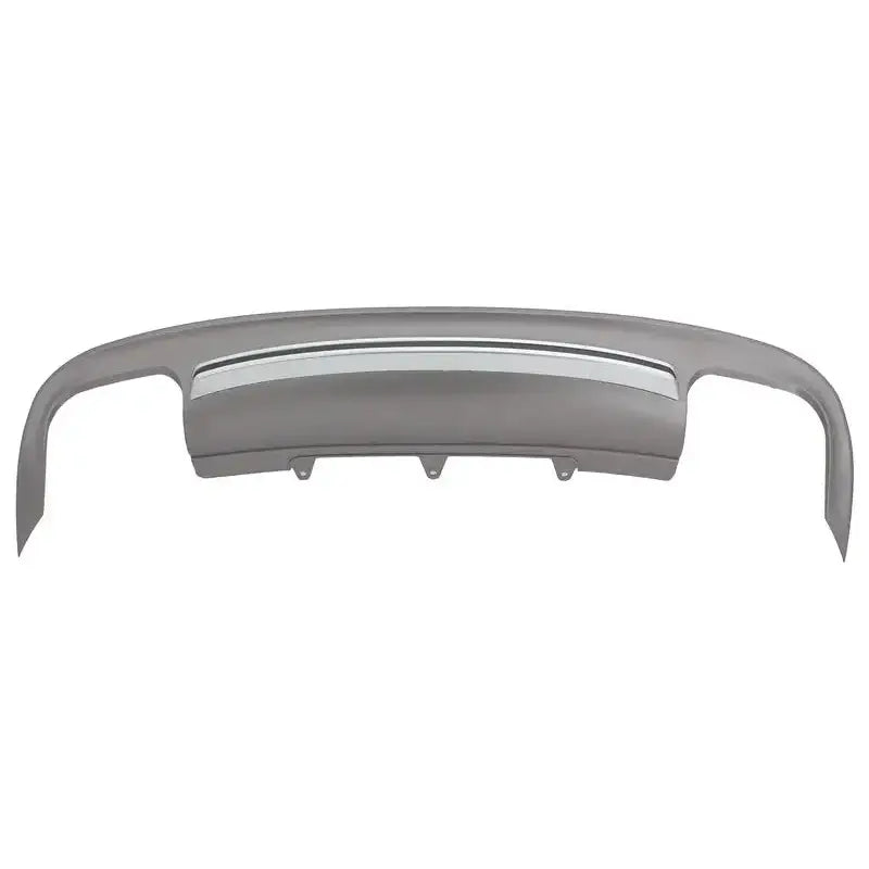 Rear Bumper Valance Diffuser Suitable For Audi A5 8t 4 Doors (2012-2015) Facelift With Exhaust Muffler Tips Tail Pipes