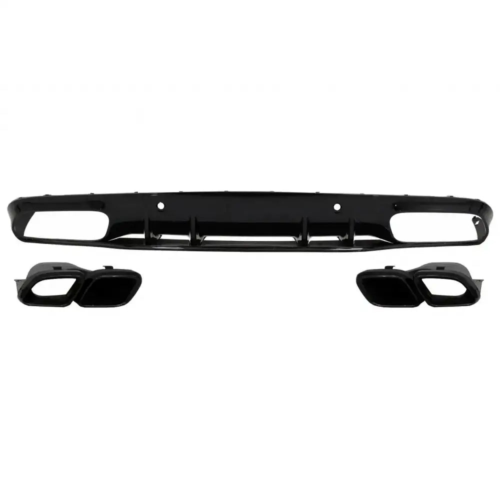 Rear Bumper Valance Diffuser Suitable For Mercedes C-class C205 A205 Coupe Cabriolet (2014-2019) Facelift C63s Design