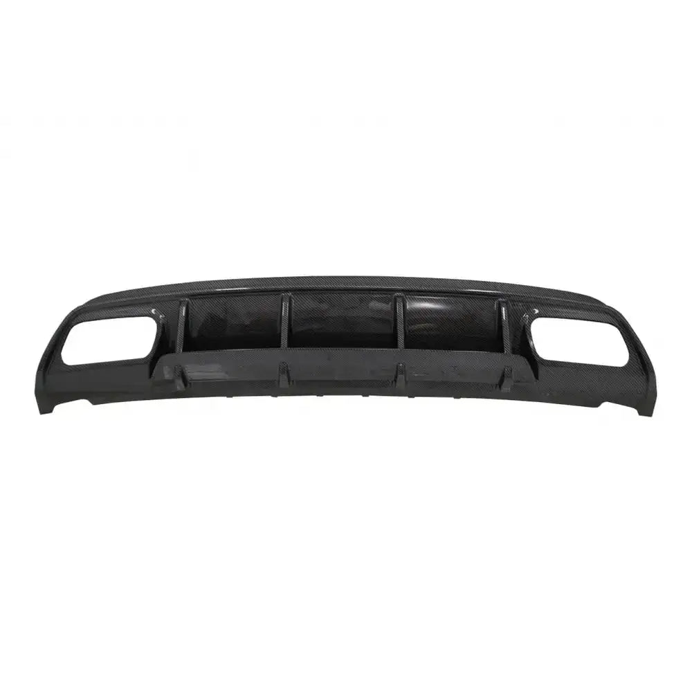 Rear Bumper Valance Diffuser Suitable For Mercedes W176 A-class (2013-2018) A45 Facelift Design Carbon Look - 2