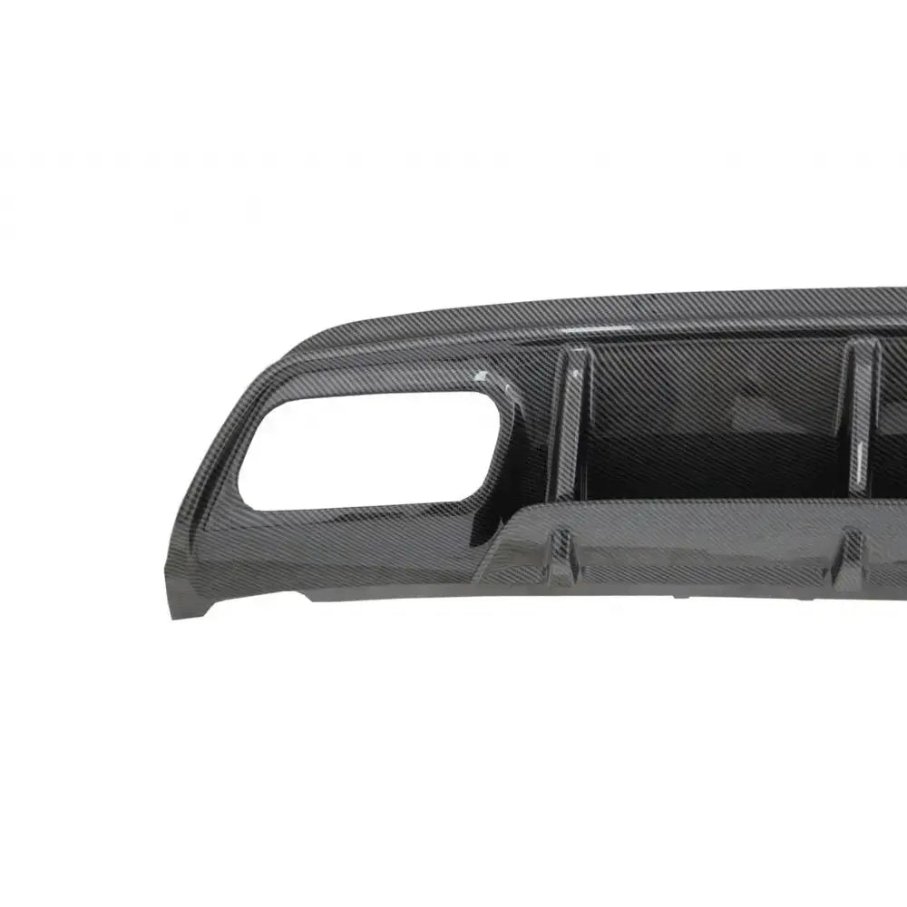 Rear Bumper Valance Diffuser Suitable For Mercedes W176 A-class (2013-2018) A45 Facelift Design Carbon Look - 3