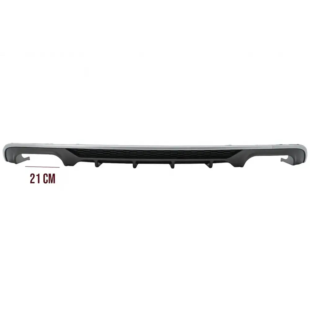 Rear Bumper Valance Diffuser With Exhaust System Suitable For Audi A3 8v Facelift Sedan Convertible (2016-2019)