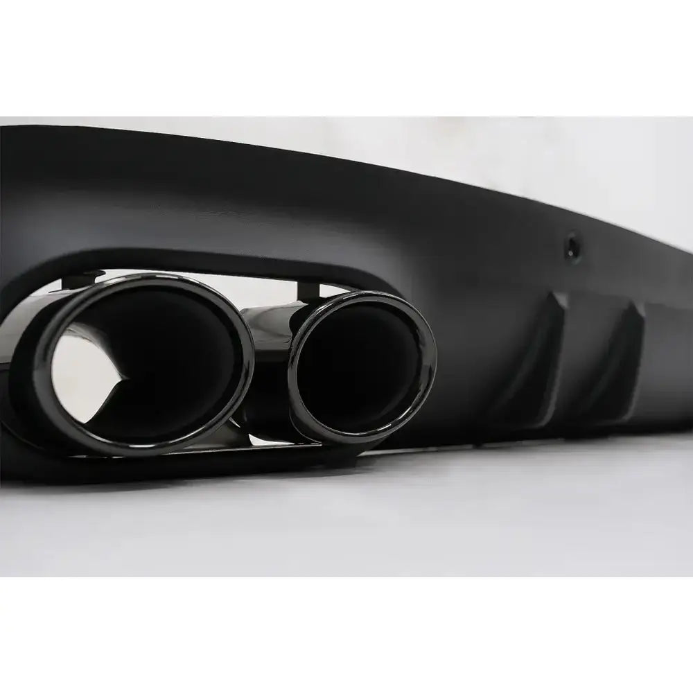 Rear Diffuser & Black Exhaust Tips Suitable For Mercedes Cls-class C257 (2018 + ) Cls53 Design Night Package - 3