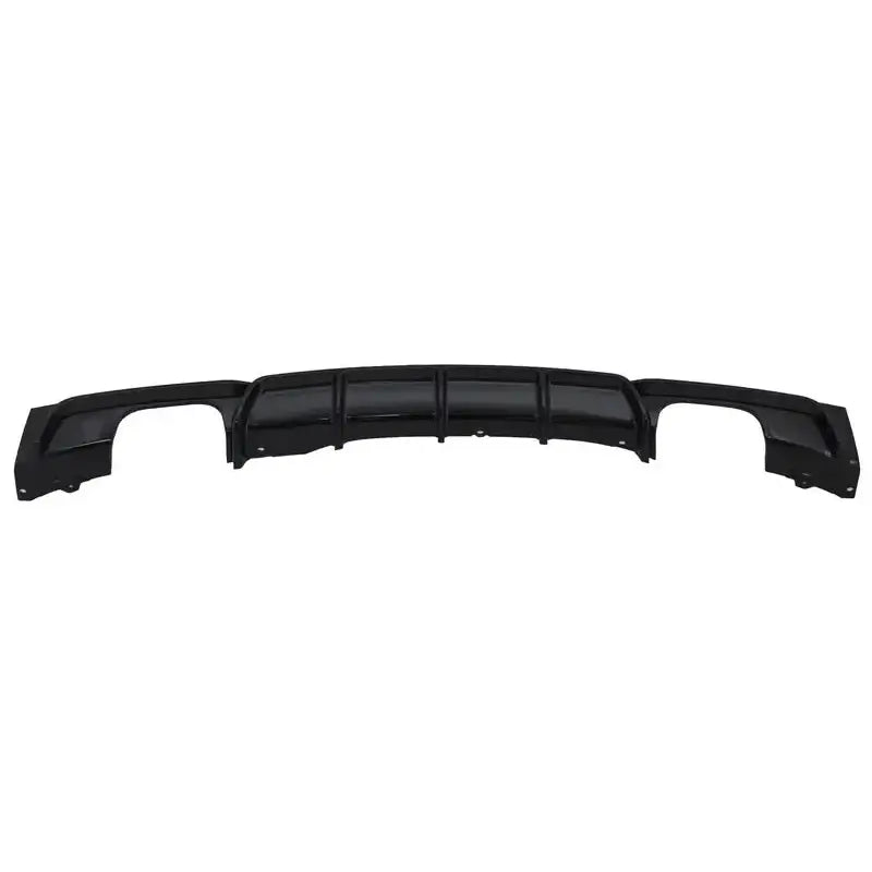 Rear Diffuser Double Outlet Brilliant Black Edition With Exhaust Muffler Tips M-power Black Suitable For Bmw 3 Series