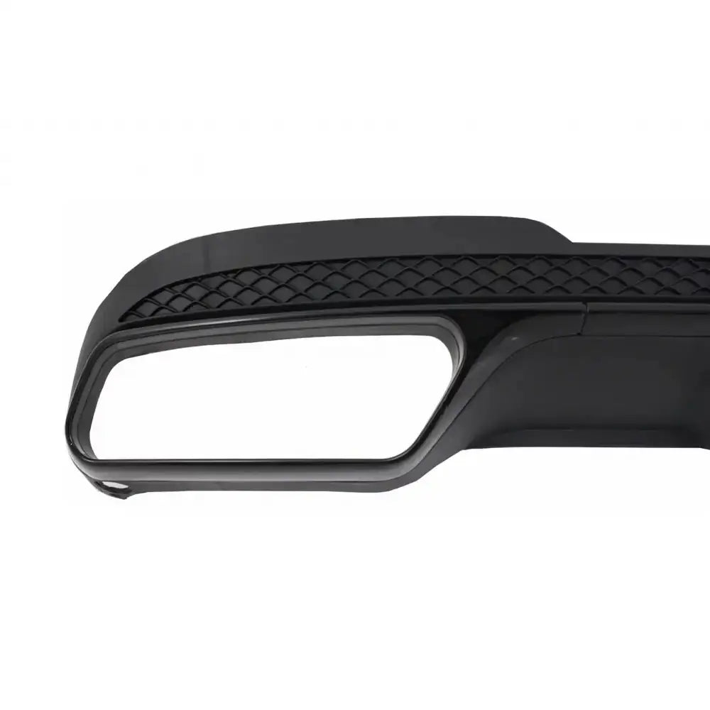 Rear Diffuser & Exhaust Tips Suitable For Mercedes E-class W212 S212 Amg Sport Line Facelift (2013-2016) Black E63