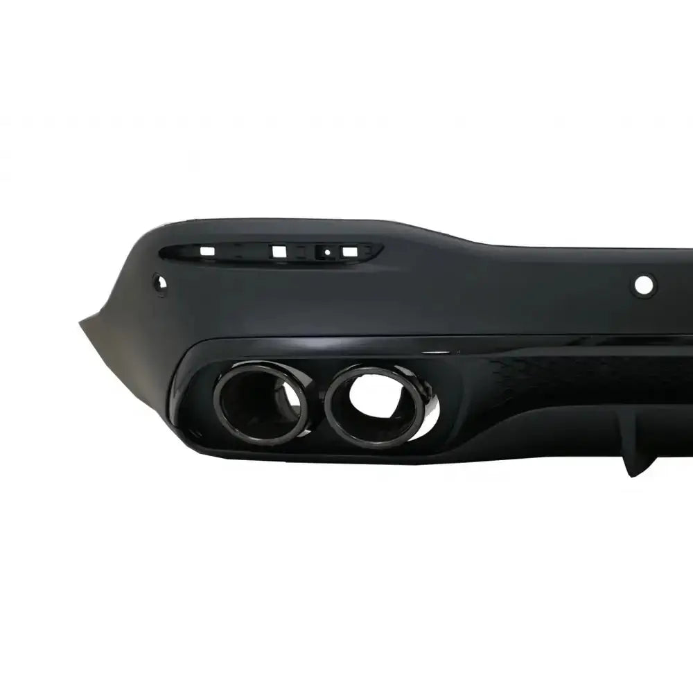 Rear Diffuser With Black Exhaust Muffler Tips Suitable For Mercedes Gle W167 Suv V167 Sport Line (2019-up) Gle53 Design